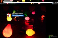 Get the Retro Christmas Lights Theme for Chrome